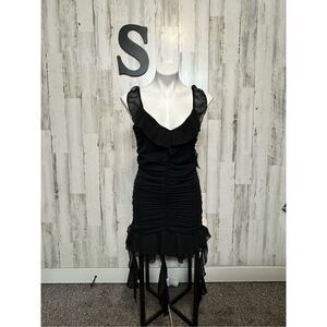 Black mini dress